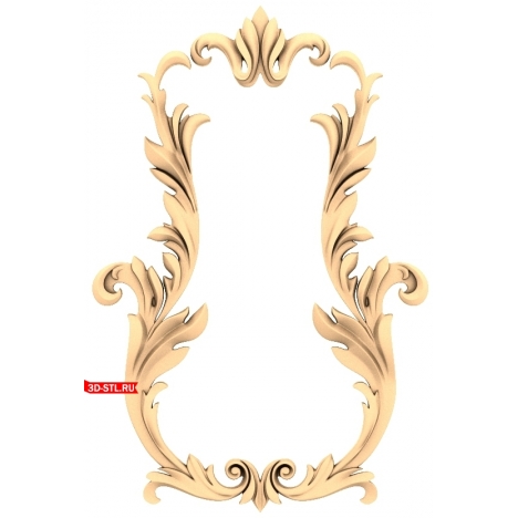 Exquisite decoration in STL format for CNC