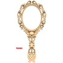 Elegant mirror frame