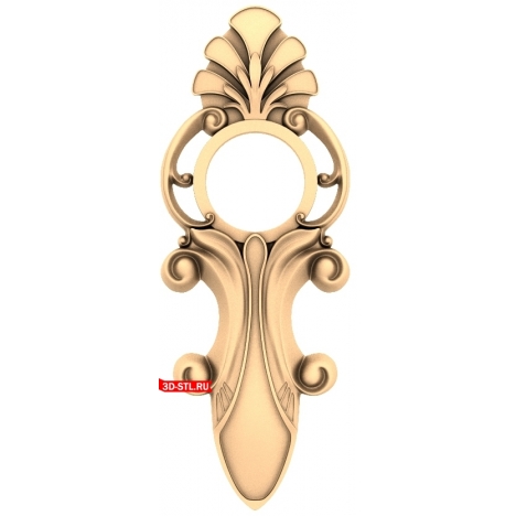 Decor 3D model for CNC machine in STL format
