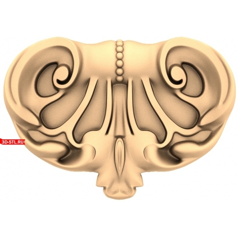 Classic Ornament - 3D STL Model for CNC