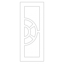 Векторный фасад #112 | DXF и CDR - 2D модель для лазерного и фрезерного станка с ЧПУ (CorelDraw, ArtCAM, AutoCAD и др.)