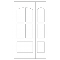 Векторный фасад #123 | DXF и CDR - 2D модель для лазерного и фрезерного станка с ЧПУ (CorelDraw, ArtCAM, AutoCAD и др.)