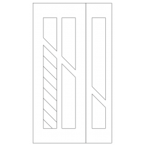 Векторный фасад #148 | DXF и CDR - 2D модель для лазерного и фрезерного станка с ЧПУ (CorelDraw, ArtCAM, AutoCAD и др.)