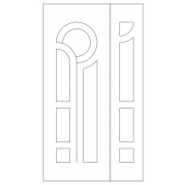 Векторный фасад #170 | DXF и CDR - 2D модель для лазерного и фрезерного станка с ЧПУ (CorelDraw, ArtCAM, AutoCAD и др.)
