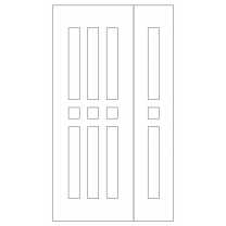 Векторный фасад #172 | DXF и CDR - 2D модель для лазерного и фрезерного станка с ЧПУ (CorelDraw, ArtCAM, AutoCAD и др.)