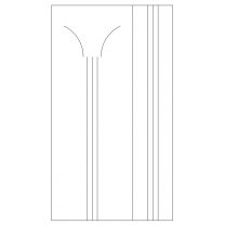 Векторный фасад #175 | DXF и CDR - 2D модель для лазерного и фрезерного станка с ЧПУ (CorelDraw, ArtCAM, AutoCAD и др.)