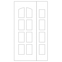 Векторный фасад #178 | DXF и CDR - 2D модель для лазерного и фрезерного станка с ЧПУ (CorelDraw, ArtCAM, AutoCAD и др.)