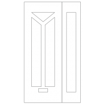 Векторный фасад #192 | DXF и CDR - 2D модель для лазерного и фрезерного станка с ЧПУ (CorelDraw, ArtCAM, AutoCAD и др.)