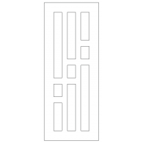 Векторный фасад #20 | DXF и CDR - 2D модель для лазерного и фрезерного станка с ЧПУ (CorelDraw, ArtCAM, AutoCAD и др.)