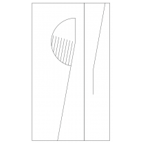Векторный фасад #201 | DXF и CDR - 2D модель для лазерного и фрезерного станка с ЧПУ (CorelDraw, ArtCAM, AutoCAD и др.)