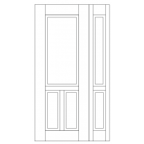Векторный фасад #229 | DXF и CDR - 2D модель для лазерного и фрезерного станка с ЧПУ (CorelDraw, ArtCAM, AutoCAD и др.)