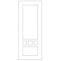 Векторный фасад #24 | DXF и CDR - 2D модель для лазерного и фрезерного станка с ЧПУ (CorelDraw, ArtCAM, AutoCAD и др.)