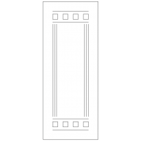 Векторный фасад #25 | DXF и CDR - 2D модель для лазерного и фрезерного станка с ЧПУ (CorelDraw, ArtCAM, AutoCAD и др.)