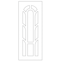 Векторный фасад #31 | DXF и CDR - 2D модель для лазерного и фрезерного станка с ЧПУ (CorelDraw, ArtCAM, AutoCAD и др.)
