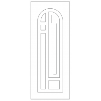 Векторный фасад #33 | DXF и CDR - 2D модель для лазерного и фрезерного станка с ЧПУ (CorelDraw, ArtCAM, AutoCAD и др.)