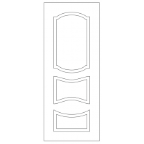 Векторный фасад #40 | DXF и CDR - 2D модель для лазерного и фрезерного станка с ЧПУ (CorelDraw, ArtCAM, AutoCAD и др.)