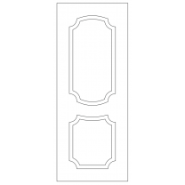 Векторный фасад #42 | DXF и CDR - 2D модель для лазерного и фрезерного станка с ЧПУ (CorelDraw, ArtCAM, AutoCAD и др.)