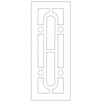 Векторный фасад #47 | DXF и CDR - 2D модель для лазерного и фрезерного станка с ЧПУ (CorelDraw, ArtCAM, AutoCAD и др.)