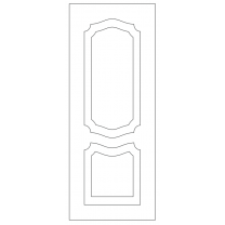 Векторный фасад #49 | DXF и CDR - 2D модель для лазерного и фрезерного станка с ЧПУ (CorelDraw, ArtCAM, AutoCAD и др.)