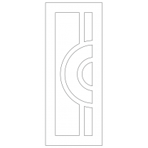 Векторный фасад #54 | DXF и CDR - 2D модель для лазерного и фрезерного станка с ЧПУ (CorelDraw, ArtCAM, AutoCAD и др.)