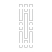 Векторный фасад #57 | DXF и CDR - 2D модель для лазерного и фрезерного станка с ЧПУ (CorelDraw, ArtCAM, AutoCAD и др.)