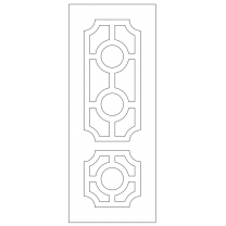 Векторный фасад #59 | DXF и CDR - 2D модель для лазерного и фрезерного станка с ЧПУ (CorelDraw, ArtCAM, AutoCAD и др.)