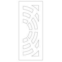 Векторный фасад #63 | DXF и CDR - 2D модель для лазерного и фрезерного станка с ЧПУ (CorelDraw, ArtCAM, AutoCAD и др.)