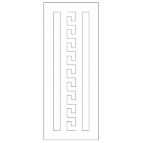 Векторный фасад #7 | DXF и CDR - 2D модель для лазерного и фрезерного станка с ЧПУ (CorelDraw, ArtCAM, AutoCAD и др.)