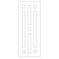 Векторный фасад #83 | DXF и CDR - 2D модель для лазерного и фрезерного станка с ЧПУ (CorelDraw, ArtCAM, AutoCAD и др.)