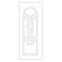 Векторный фасад #96 | DXF и CDR - 2D модель для лазерного и фрезерного станка с ЧПУ (CorelDraw, ArtCAM, AutoCAD и др.)