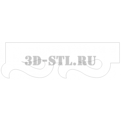 House Carving 198 | DXF and CDR - vector file for laser and CNC milling machines (CorelDraw, ArtCAM, AutoCAD, etc.)