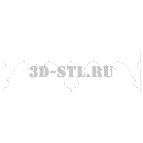 House Carving 199 | DXF and CDR - vector files for laser and CNC milling machines (CorelDraw, ArtCAM, AutoCAD, etc.)