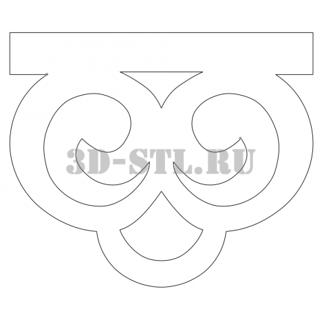 House carving 31 | DXF and CDR - vector file for laser and CNC milling machines (CorelDraw, ArtCAM, AutoCAD, etc.)