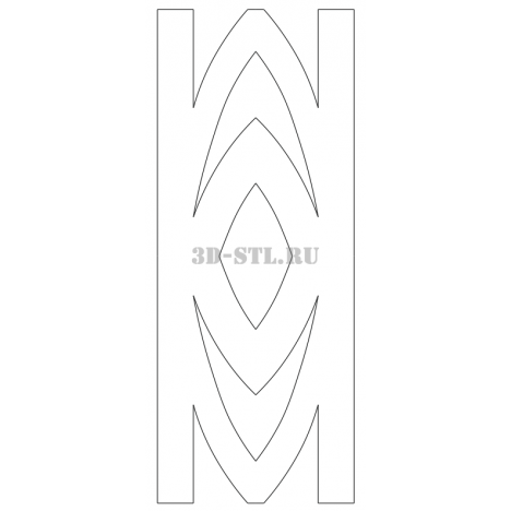 House carving 132 | DXF and CDR - vector file for laser and CNC milling machines (CorelDraw, ArtCAM, AutoCAD, etc.)