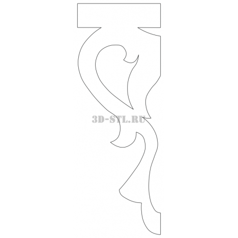 House carving 62 | DXF and CDR - vector file for laser and CNC milling machines (CorelDraw, ArtCAM, AutoCAD, etc.)