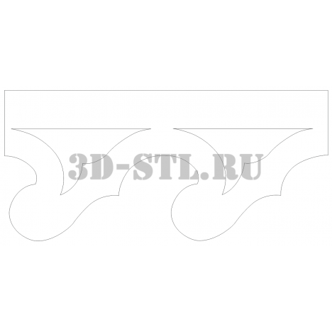House carving 184 | DXF and CDR - vector file for laser and CNC milling machines (CorelDraw, ArtCAM, AutoCAD, etc.)