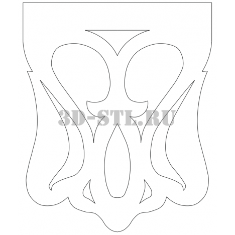 House carving 65 | DXF and CDR - vector file for laser and CNC milling machines (CorelDraw, ArtCAM, AutoCAD, etc.)