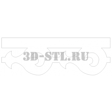 House Carving 176 | DXF and CDR - vector file for laser and CNC milling machines (CorelDraw, ArtCAM, AutoCAD, etc.)