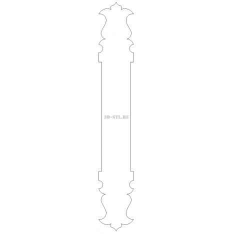 House carving 96 | DXF and CDR - vector file for laser and CNC milling machines (CorelDraw, ArtCAM, AutoCAD, etc.)