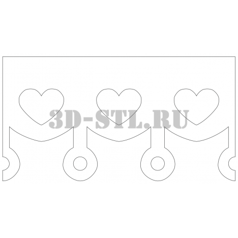House Carving 147 | DXF and CDR - vector file for laser and CNC milling machines (CorelDraw, ArtCAM, AutoCAD, etc.)