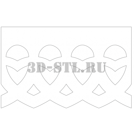House Carving 177 | DXF and CDR - vector files for laser and CNC milling machines (CorelDraw, ArtCAM, AutoCAD, etc.)