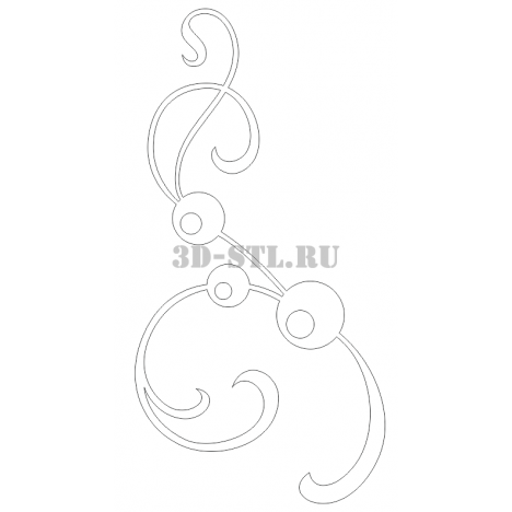 House Carving 17 | DXF and CDR - vector files for laser and CNC milling machines (CorelDraw, ArtCAM, AutoCAD, etc.)