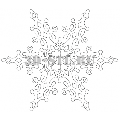 Pendant 68 | DXF and CDR - vector file for laser and CNC milling machines (CorelDraw, ArtCAM, AutoCAD, etc.)