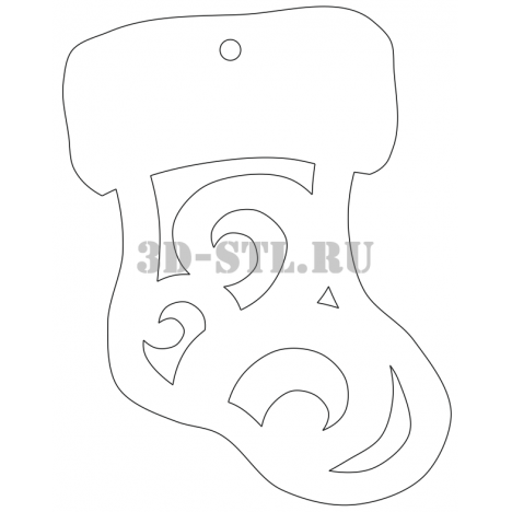 Pendant 8 | DXF and CDR - vector file for laser and CNC milling machines (CorelDraw, ArtCAM, AutoCAD, etc.)