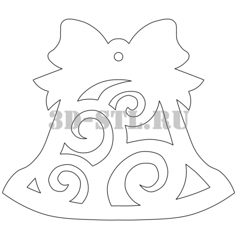 Pendant 1 | DXF and CDR - vector file for laser and CNC milling machines (CorelDraw, ArtCAM, AutoCAD, etc.)