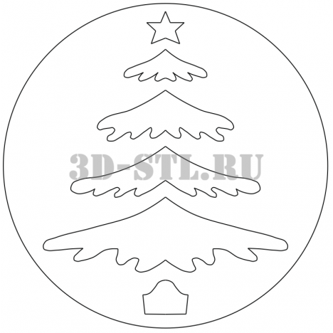 Pendant 22 | DXF and CDR - vector file for laser and CNC milling machines (CorelDraw, ArtCAM, AutoCAD, etc.)