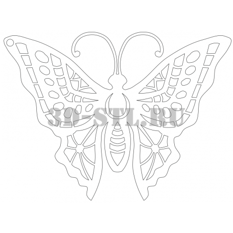 Подвесик 77 | DXF и CDR - векторный файл для лазерного и фрезерного станка с ЧПУ (CorelDraw, ArtCAM, AutoCAD и др.)