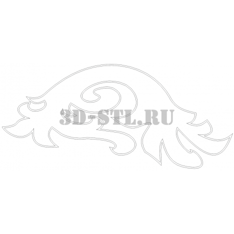 Pattern 77 | DXF and CDR - vector file for laser and CNC milling machines (CorelDraw, ArtCAM, AutoCAD, etc.)