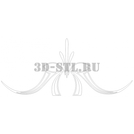 Pattern 120 | DXF and CDR - vector file for laser and CNC milling machines (CorelDraw, ArtCAM, AutoCAD, etc.)