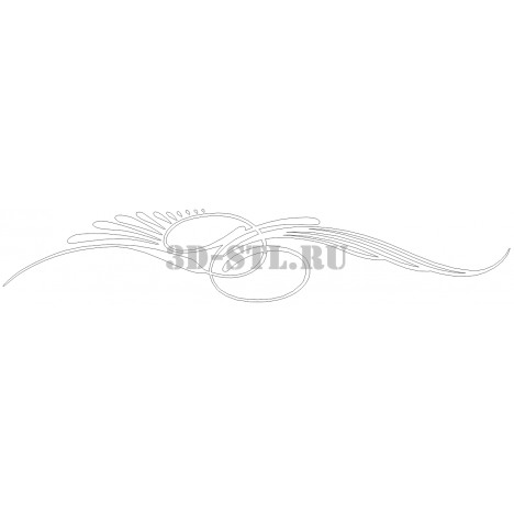 Pattern 122 | DXF and CDR - vector file for laser and CNC milling machines (CorelDraw, ArtCAM, AutoCAD, etc.)